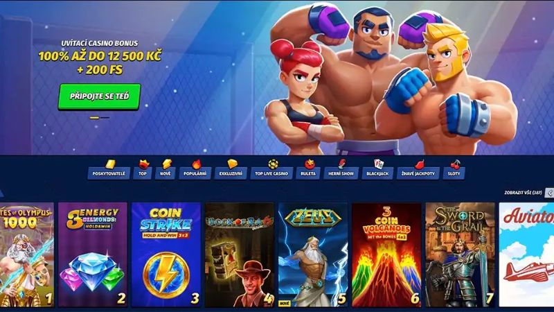 Bigclash Casino recenze a screenshot platformy
